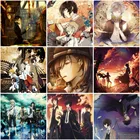 Алмазная мозаика бродячие псы, картина 5D сделай сам в японском стиле аниме, настенное украшение для детской спальни