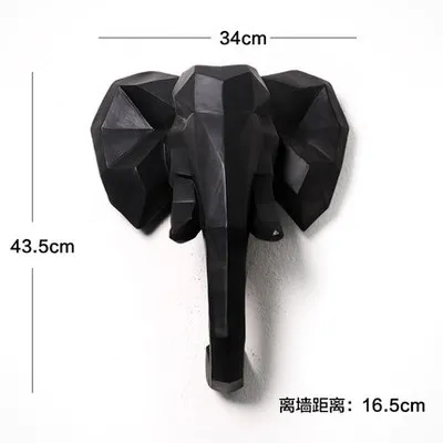 

Nordic simple modern wall animal head statue elephant nose pendant Kyrgyzstan as wall art jewelry gifts housewarming opening