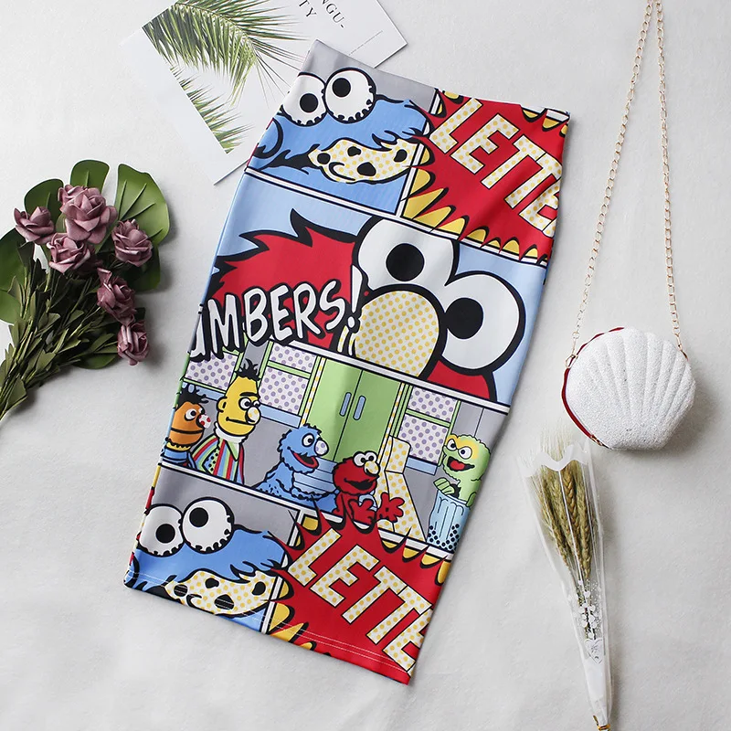 

Summer Women's Midi Pencil Skirts High Waist Slim Bodycon Vintage Korean Official lady Falda M 2XL