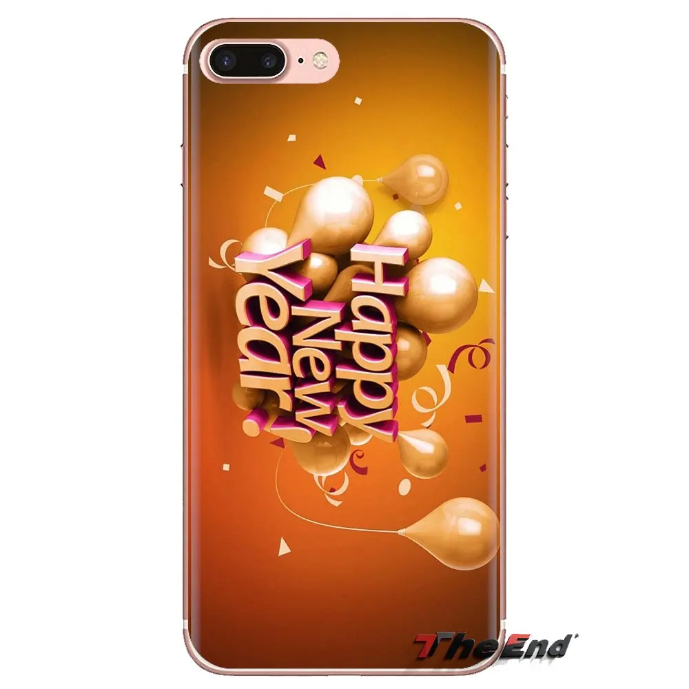 Чехол из ТПУ с новогодним принтом обоев для huawei Honor 7X V10 6C V9 6A Play 9 mate 10 Pro Y7 Y5 P8 P10 Lite