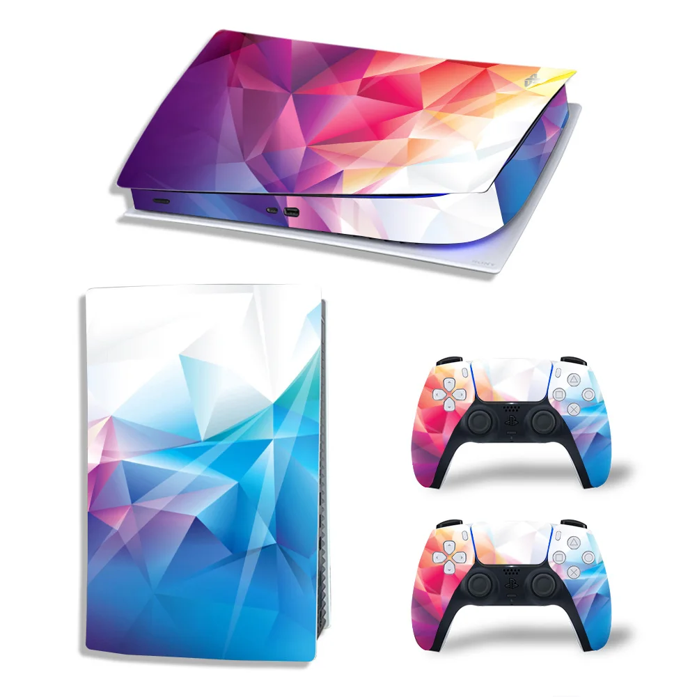 Наклейки для игровой консоли PS5 Sony Playstation 5 с принтом защита от царапин и