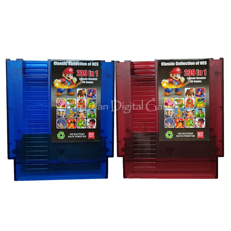 

For Nintendo 72 Pins 8 Bit Video Game Cartridge Console Card Super 239 in 1 English Language US/EU Universal Version