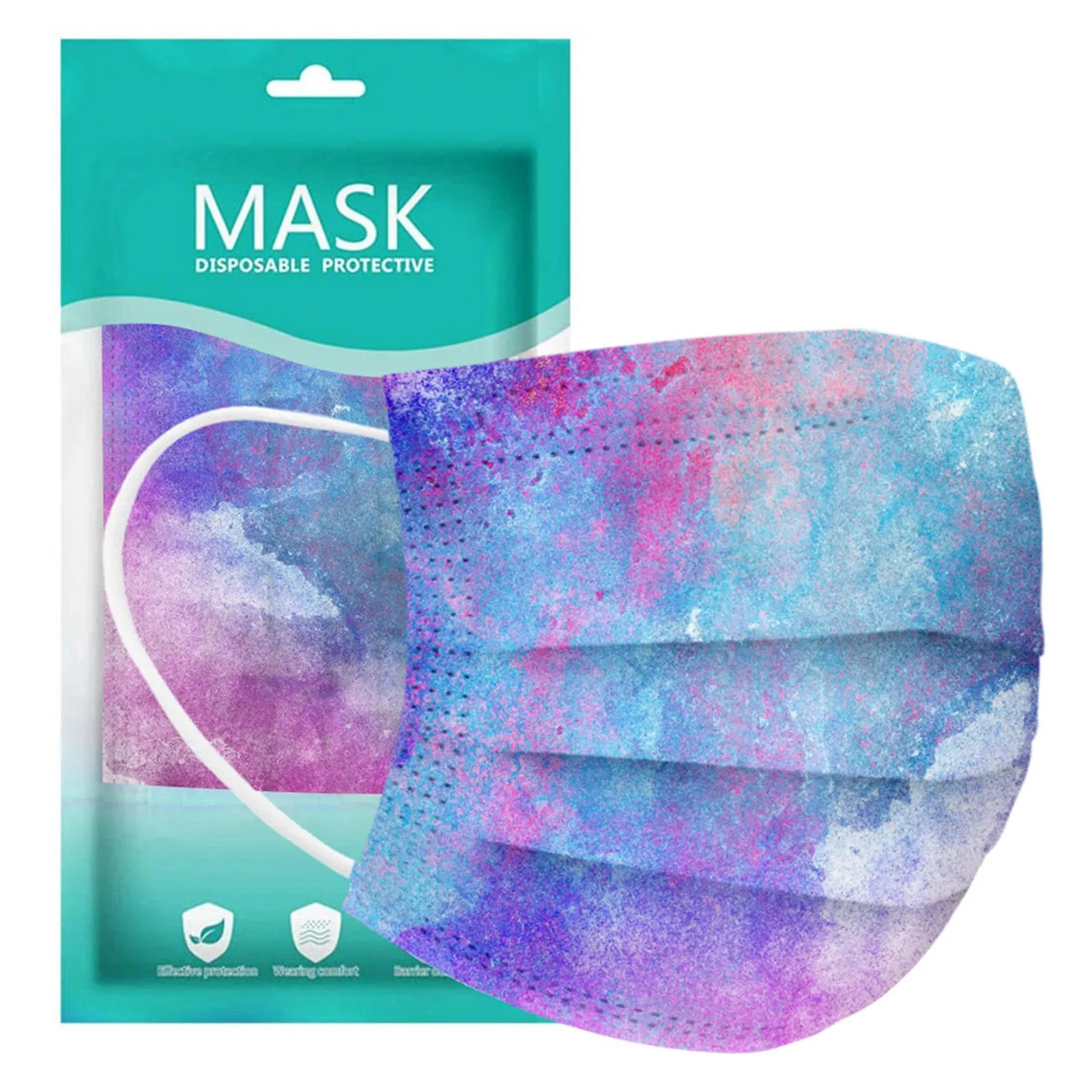 30/60/90pc Adult Disposable Safety Face Mask Personal Breathable Facial 3Ply Ear Loop Outdoor Protective Masque mascarilla | Дом и сад