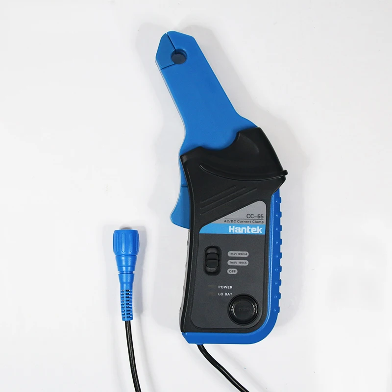 Hantek Осциллограф AC/DC токовый зажим зонда CC-65 CC-650 20 кГц/400 Гц полоса пропускания 1МВ/10мА 65А/650а с BNC вилкой