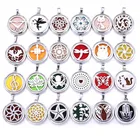 5 шт. Новый аромадиффузор ожерелье с милыми животными locke эфирные масла Ароматерапия духи кулон ожерелье для женщин мужчин и детей подарок