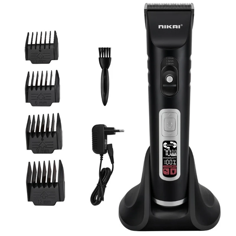 Профессиональный триммер для волос перезаряжаемая машинка стрижки мужчин
