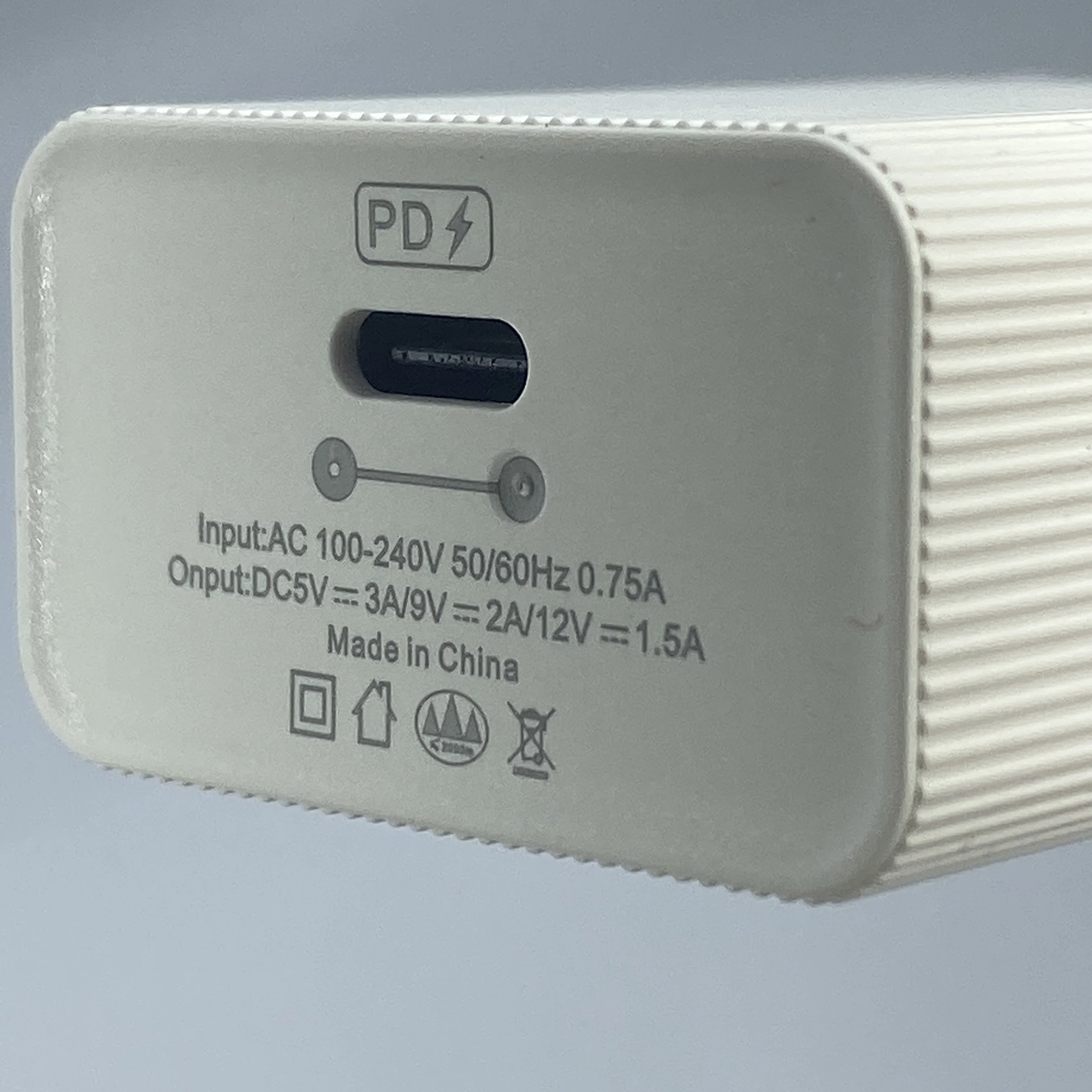 100 шт 18 Вт США штекер USB C TYPE-C PD быстрое зарядное устройство для путешествий настенное быстрое зарядное устройство для iPhone 11 Pro MAX