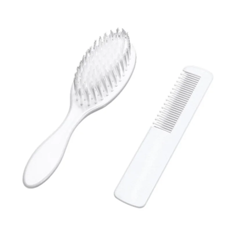 2Pcs/set Soft Infant Comb And Hairbrush Set For Baby Safety Tangle Children Brushes of Hair Care Products Supplies | Мать и ребенок