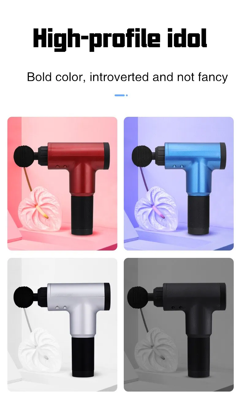 Фитнес-оборудование массажер для расслабления мышц вибропистолет с