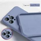 Чехол из жидкого силикона для iPhone 11 Pro Max 7 X XR XS Max 7 8 6 6s Plus 5 SE 2020