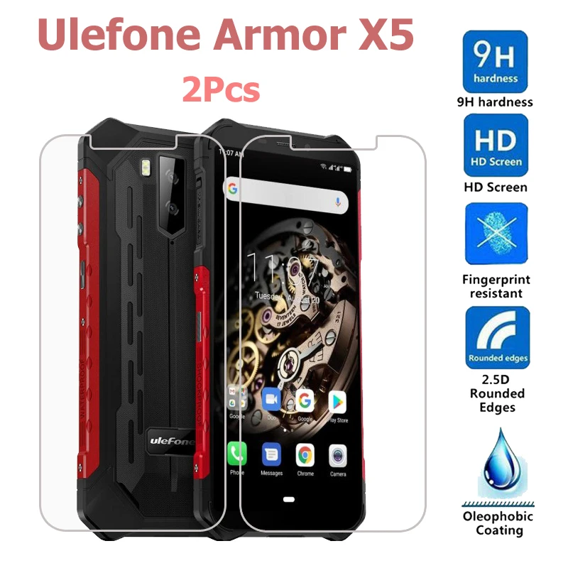 Закаленное стекло для Ulefone Armor X5 протектор экрана из стекла с защитой от царапин