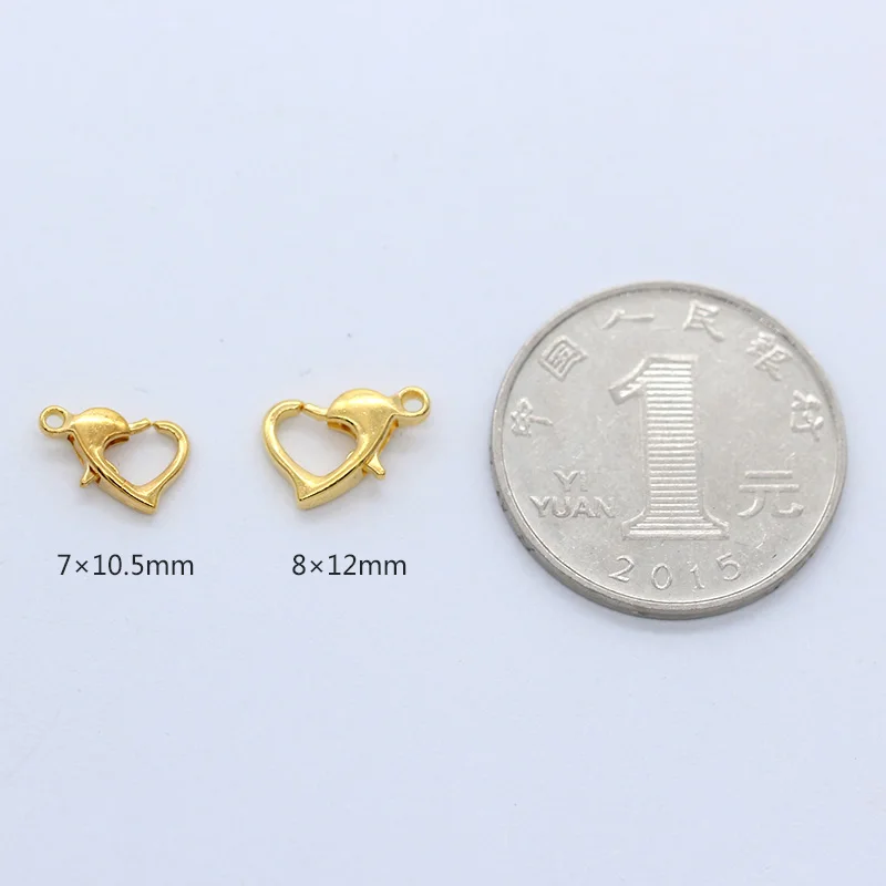 Застежка-карабин с покрытием из серебра золота бронзы 20x10 5 мм 12 | Дом и сад