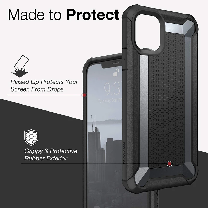X-Doria Defense тактический Чехол для телефона для iPhone 11 Pro Max военный класс падение протестированный чехол для iPhone 11 Pro Алюминиевый Чехол