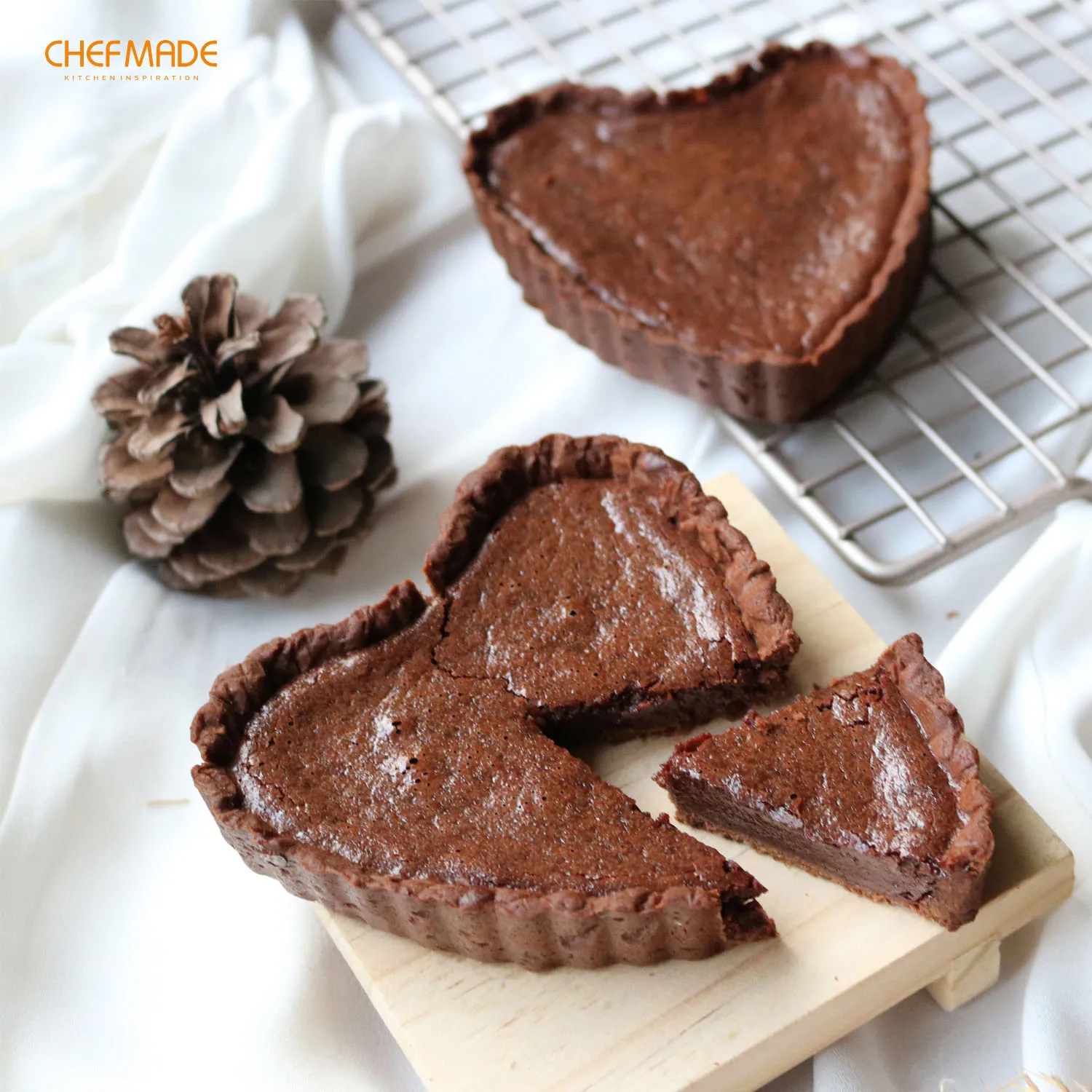 Набор сковородок CHEFMADE Mini Tart 4 дюйма шт. со съемным свободным дном антипригарная