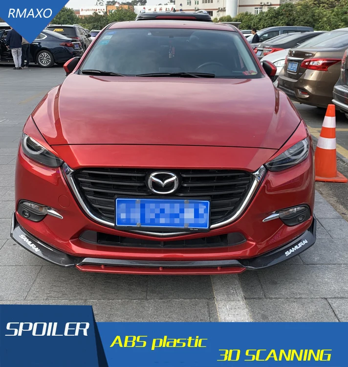 Спойлер для Mazda 3 Axela задний спойлер ABS защитные бамперы переднего