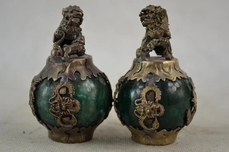 Инкрустированный фэн шуй классический китайский Мяо платформа Кирин Драгон