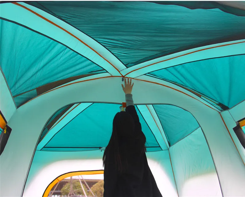 Палатки для кемпинга на открытом воздухе большая выходная палатка из двух