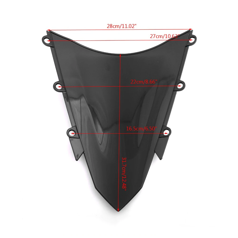 Лобовое стекло мотоцикла иридиевое лобовое черное с болтами винтами крепежными