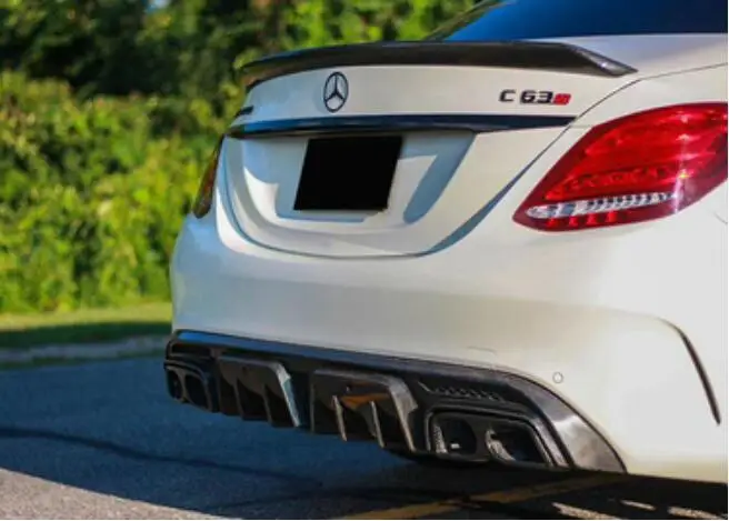 Распределитель губ для заднего бампера автомобиля из углеродного волокна