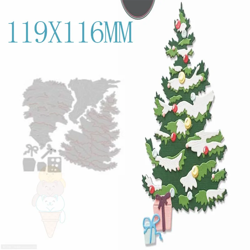 

TREE Christmas Metal Cutting Dies for DIY Scrapbooking Card Photo Album Embossing Paper Card Craft Stencils Dies Cuts