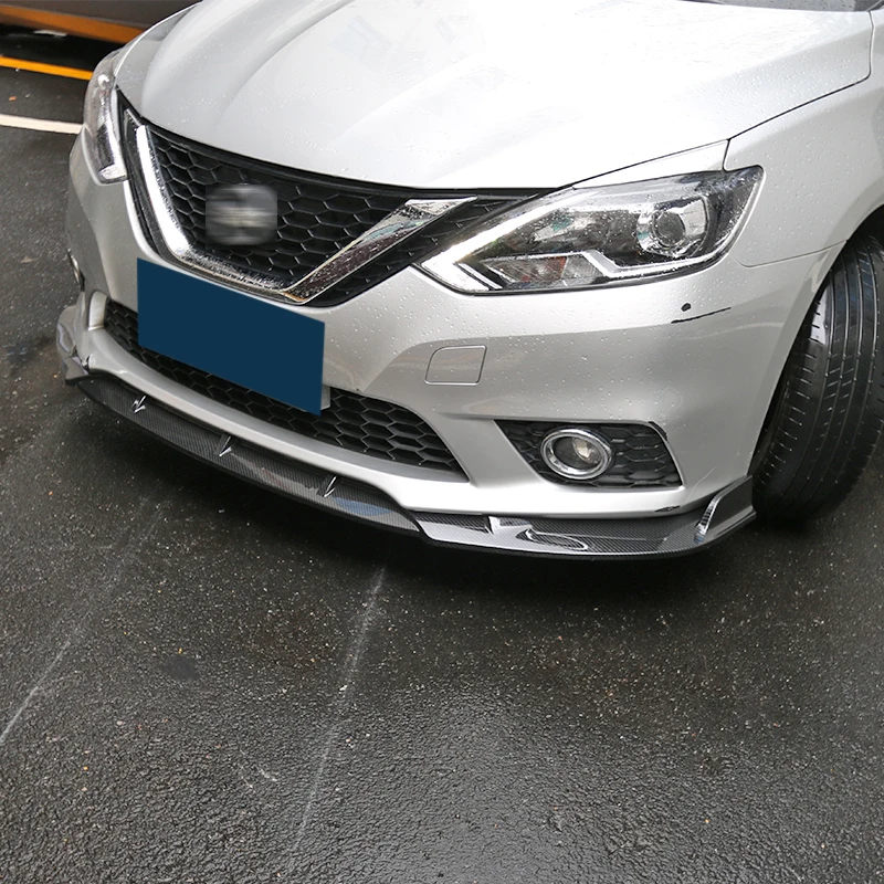 Защитный спойлер для переднего бампера комплект защиты корпуса губ декоративная