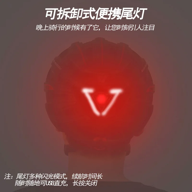 Bicycle helmet LED warning lamp light bike helmet airsof helmet Composites Half-covered Unisex bike helmet
