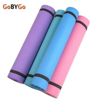 gobygo 1pcs fashion yoga mat size 173x60x0 4cm non slip slimming exercise fitness gymnastics mat body building esterilla pilates