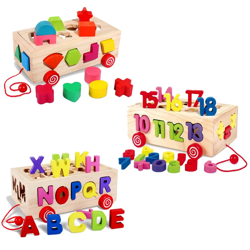 Детская деревянная доска бревна в форме буквы| |