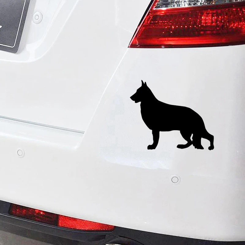 Стильная наклейка для автомобиля 13*11 см немецких овчарок собак домашних животных