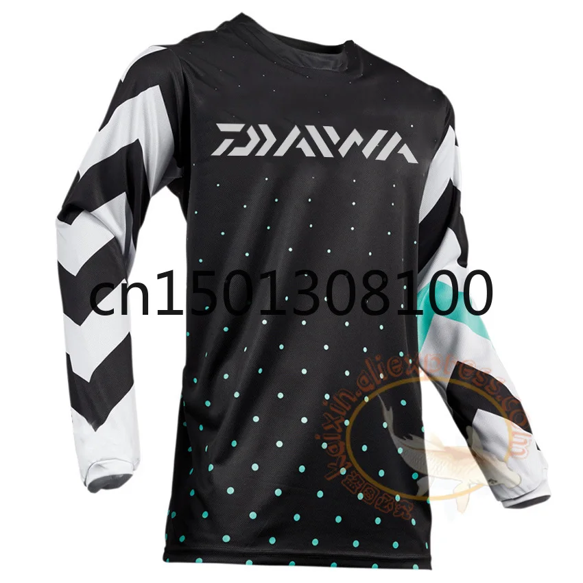 

2020 New Summer Men Fishing Shirt Breathable Hygroscopicity Quick Dry Anti-UV Fishing Clothing XS-5XL Fishing Jerseys