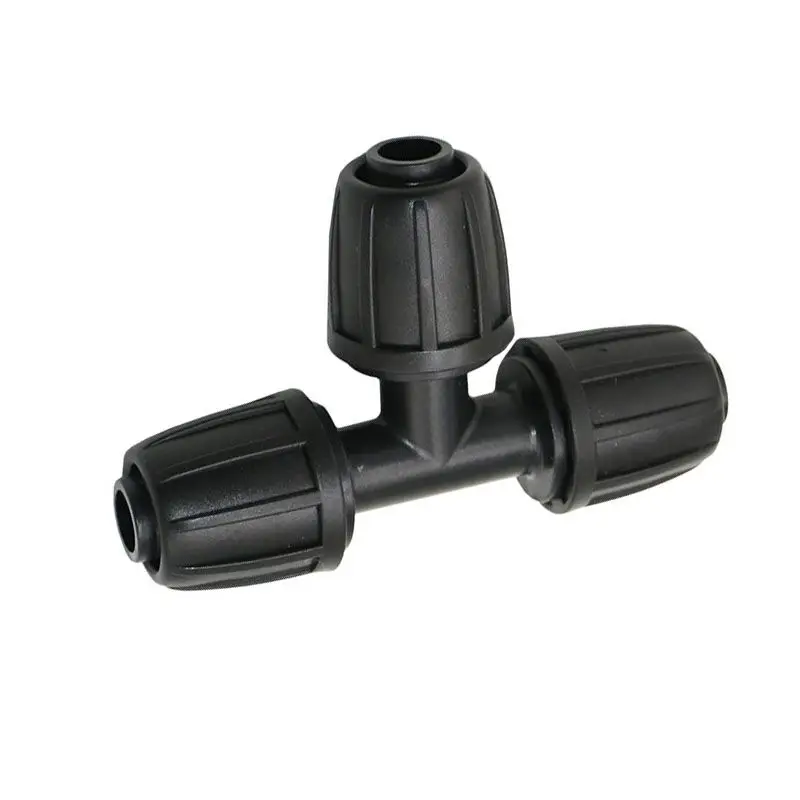 Соединительная гайка для садового шланга 1/2 дюйма тройник с зазубринами