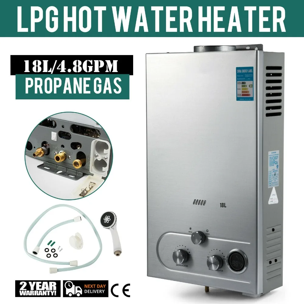 6L/8L/10L/12L/16/18L сжиженный углеводородный газ пропан горячей воды нагреватель ЕС и