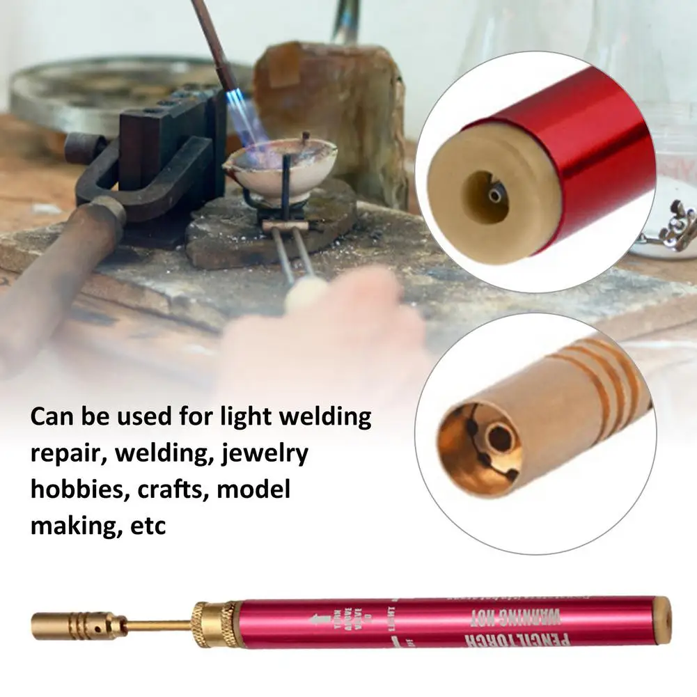 Welding Torch Small Air Blow Portable Pen For Outdoor BBQ Spray Burner Melting Cutting Tool | Дом и сад