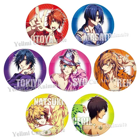 1 шт. аниме 58 мм booch Uta no Prince Sama крутые железные значки круглые брошь