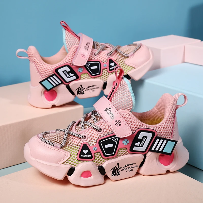 Кроссовки детские для мальчиков и девочек дышащая сетчатая обувь кроссовки