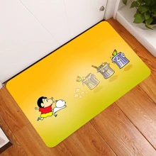 Shinchan – paillasson antidérapant avec imprimé de dessin animé 80cm, pour la maison, la cuisine, la salle de bain  (4)