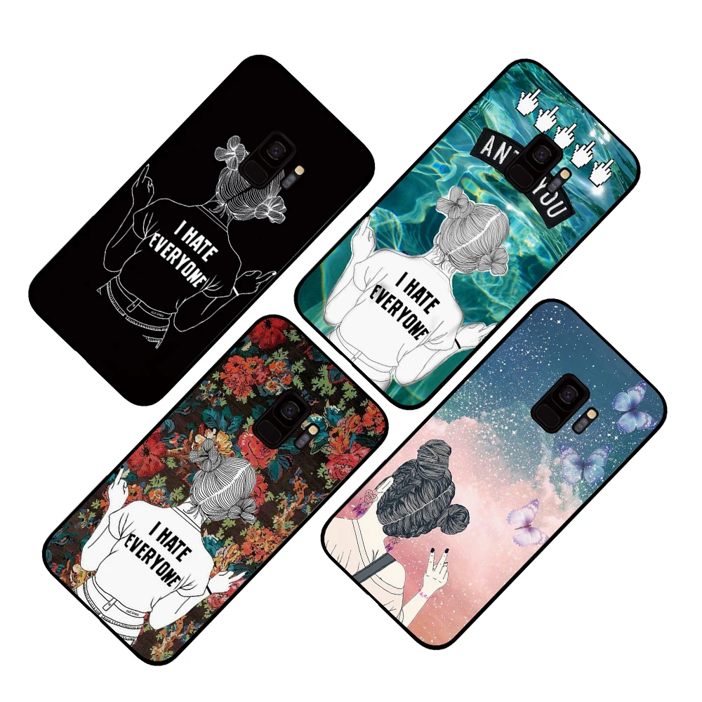 В морском стиле картина с Луной для samsung Galaxy S10 S10E S8 плюс S6 S7 край S9 S10e Plus Note 8 9 чехлы