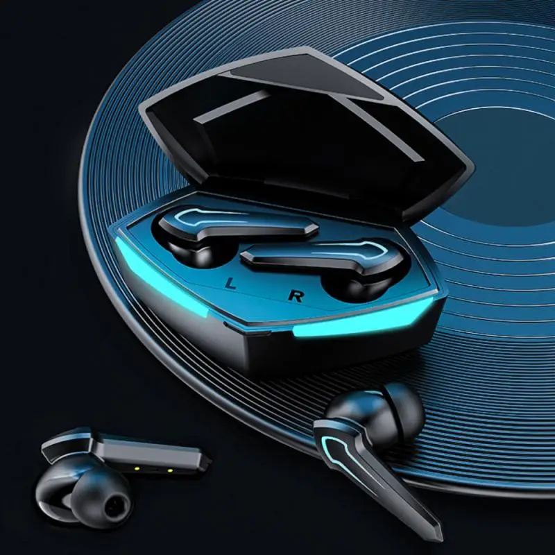 

Новинка, Беспроводная Bluetooth-гарнитура TWS для игр, с низкой задержкой и подсветкой