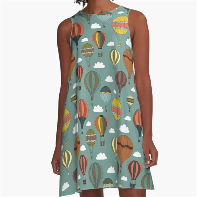 

Fashion Women summer dresses Arizona Iced Tea Printed A-Line Boho Dress for women harajuku Sexy ladies mini short beach dress