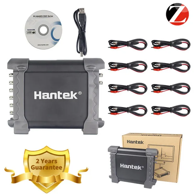 1008C(no HT25) Hantek 1008C 8 каналов программируемый генератор Цифровой мультиметр 1008C/1008A автомобильный осциллограф PC хранение Osciloscopio USB - Цвет: 1008C(no HT25)
