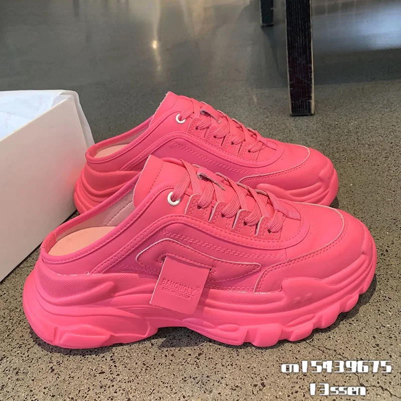 

Тапки женские на толстой подошве, Нескользящие, с закрытым носком