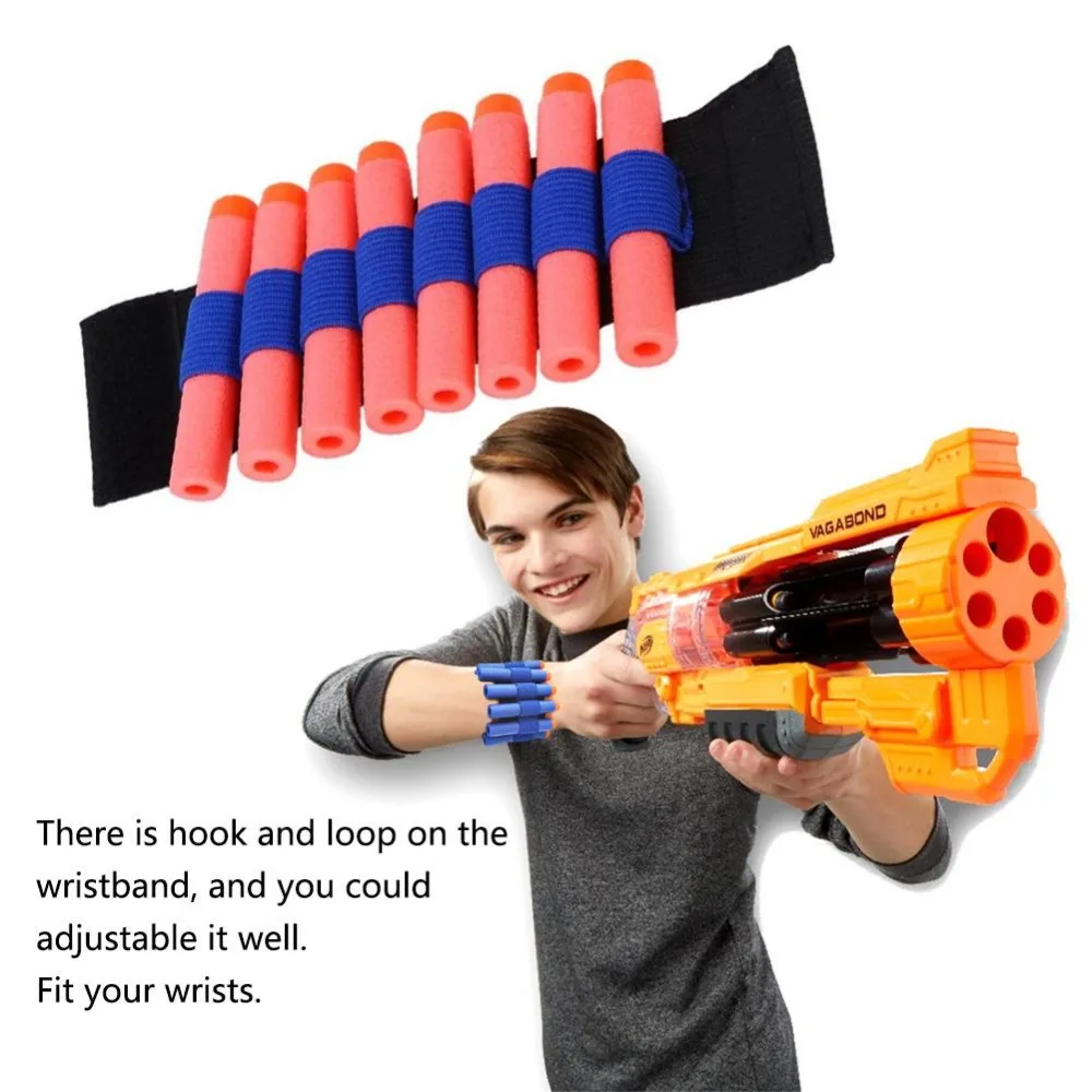 Для NERF регулируемые тактические ремни с зажимом, способные держать 20 шт. мягких пуль и один зажим для пули, аксессуары для игрушечного пистолета, оружия, боевой реквизит