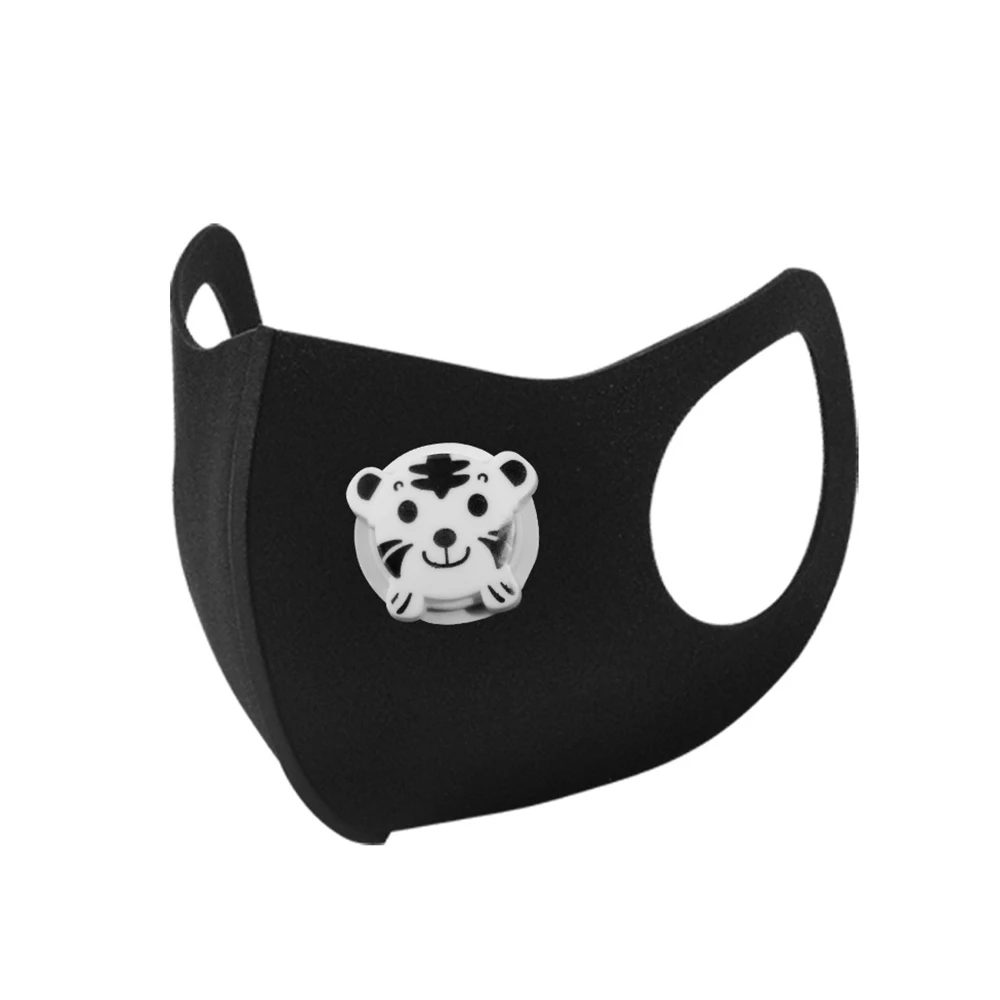 Детская мультяшная маска от пыли для лица с дыхательным клапаном дышащая