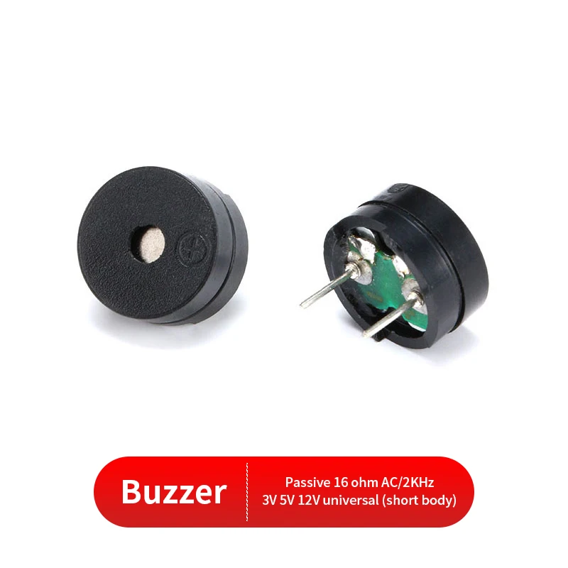 10pcs 3V 3.3V 5V 12V 24V Active Buzzer Magnetic Long Continous Beep Tone 12MM 9.5MM Active/Passive Piezo Buzzers Fit For Arduino |