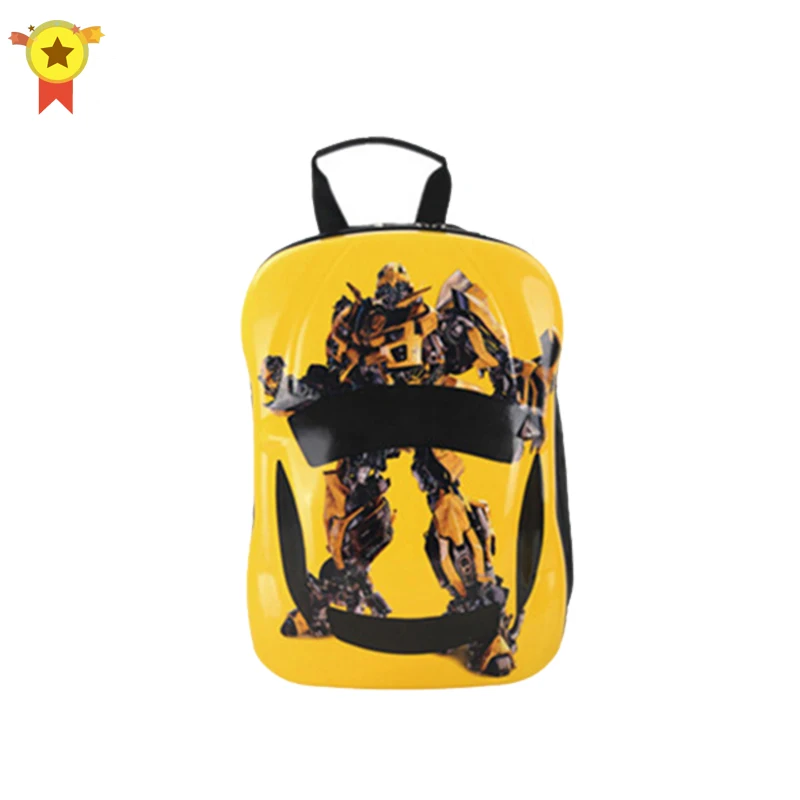 Yellow bag 3D Детский чемодан, автомобильный багаж для путешествий, детский Дорожный чемодан на колесиках для мальчиков, чемодан на колесиках для детей, чемодан на колесиках - Цвет: Yellow bag