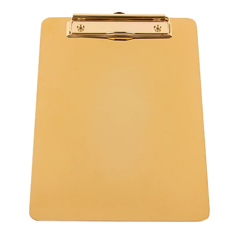 Скандинавская металлическая нержавеющая папка для бумаг A4 B5 доска заказа в