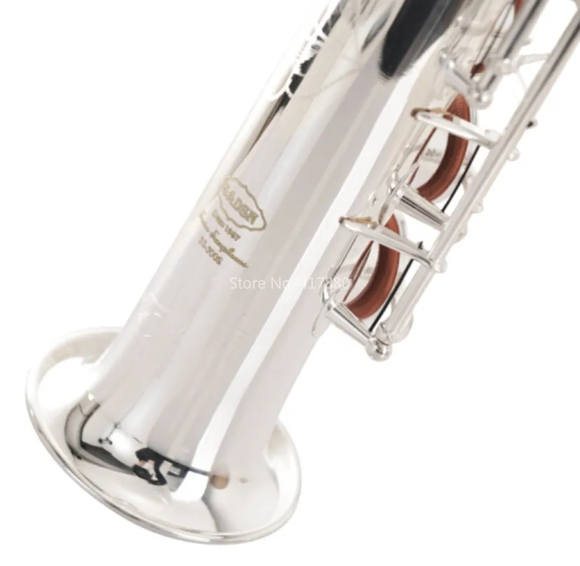 SADSN SS-500S Bb Tune сопрано саксофон латунь посеребренный B плоский Новое поступление