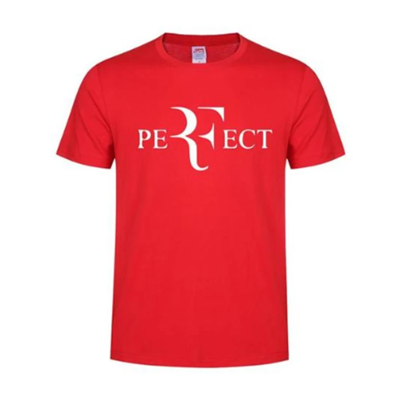 

2020 New Summer for RF Roger Federer logo unisex t shirt casual short sleeve print mens T-shirt Fashion cool T shirt