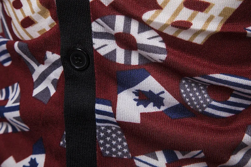 Повседневные свитера кардиган Мужская модная Осенняя облегающая ветрозащитная