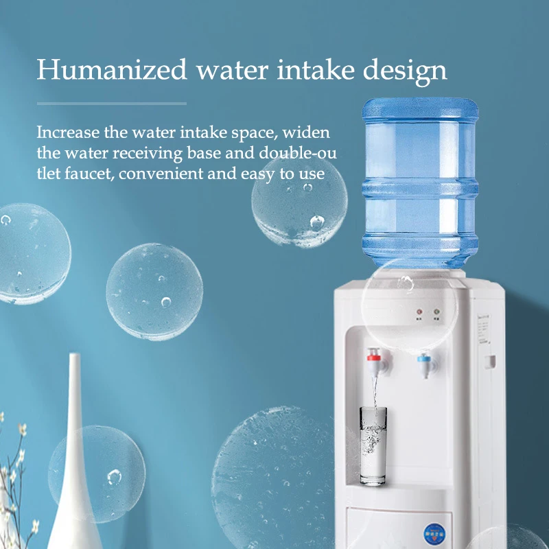 

Electric Water Dispenser Drinking Fountain Machine Cold & Hot Water Cooler Heater Home Office Hostel Coffee Tea Bar Helper